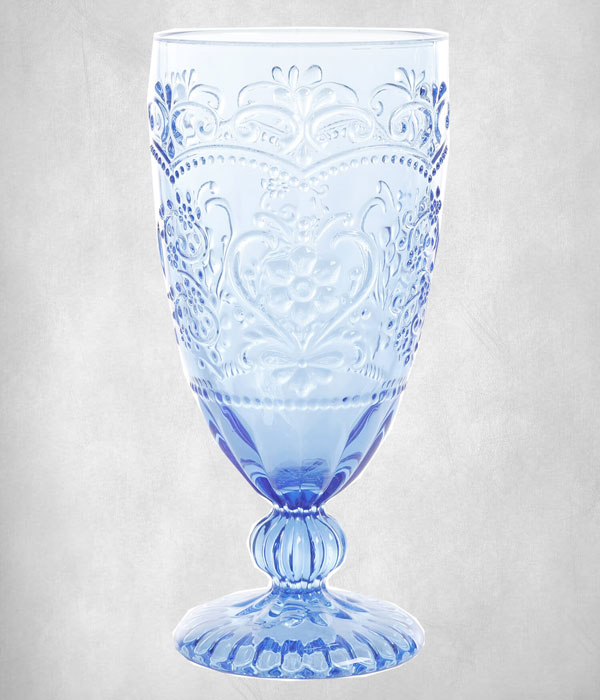 Leah Blue Glassware