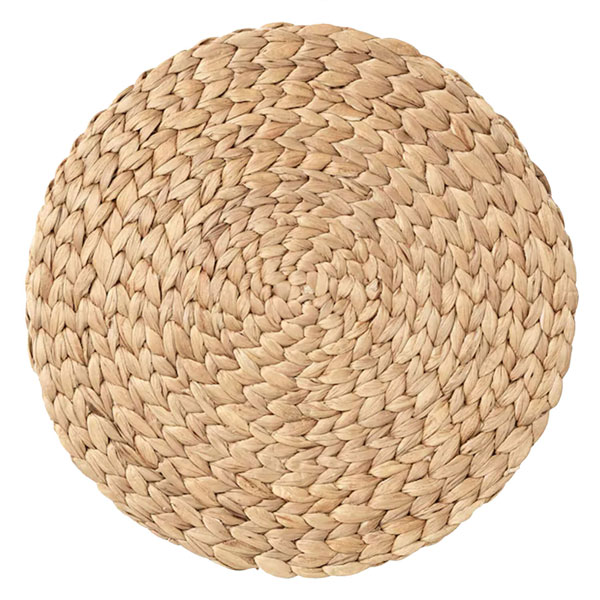 Rattan braided charger