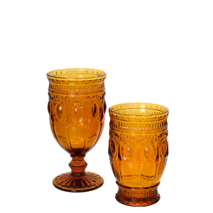 Rent The Alice Amber Glassware From Different Look