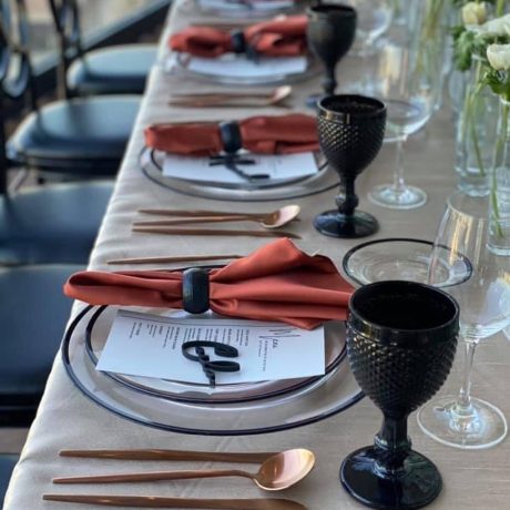Elegant charger plate rental