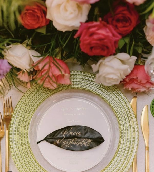Lime Green Charger Plate, Tabletop Rental, Florida, Palm Beaches
