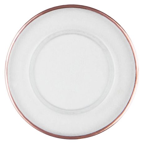 Rent The Monaco Rose Gold Charger Plate From Different Look