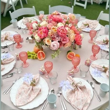 Elegant Glassware and China Tabletop Rental