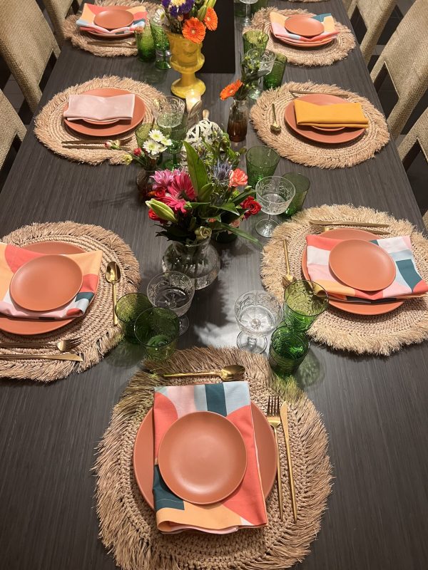 Tulum Charger Plate Tabletop Rental Miami
