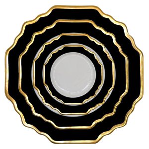 Rent The Versailles Onyx Gold China Collection From Different Look