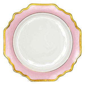 Rent The Versailles Rose Gold Charger Plate From Different look