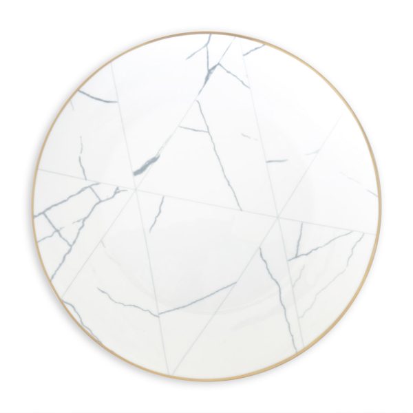 Rent The Milano Marble Charger Plate From Different Look
