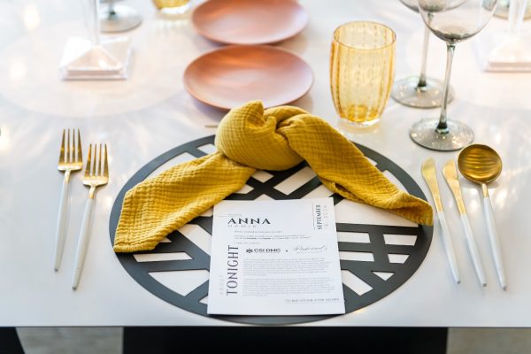 Tabletop Rental Black Deco Charger Plate