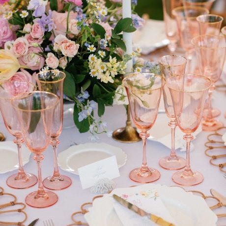 Tabletop Rental Bamboo Chrome Flatware Collection