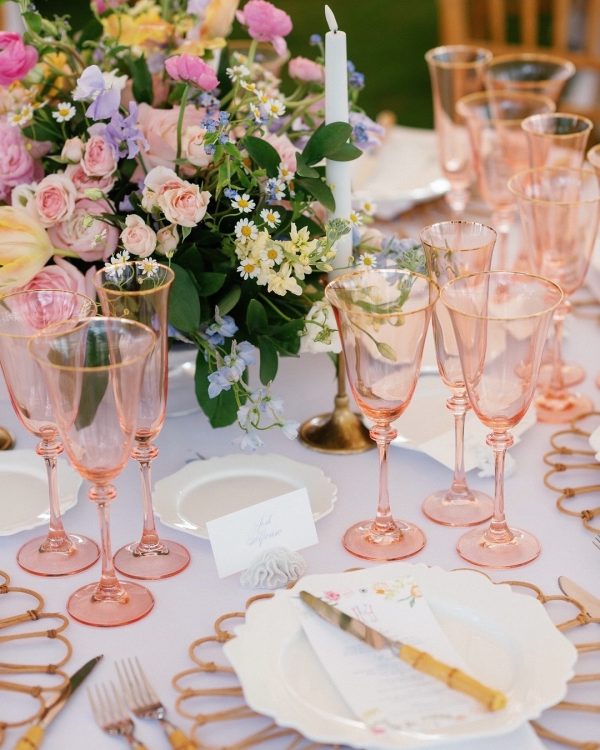 Tabletop Rental Bamboo Chrome Flatware Collection