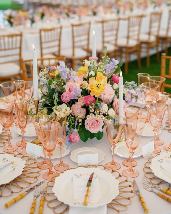Tabletop Rental Bamboo Chrome Flatware Collection