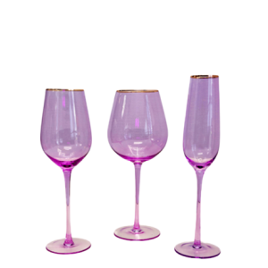 Rent The Annabelle Lavender Glassware From Different Look