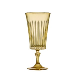 Timeless Amber Water Goblet