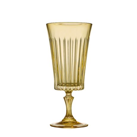 Timeless Amber Water Goblet