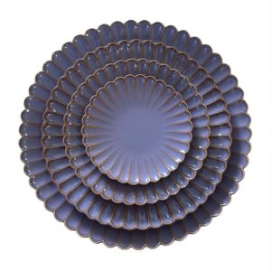 Perla Lavender China Collection, Perla Lavender Dinner Plate, Perla Lavender Dessert Plate, Perla Lavender Charger Plate, Perla Lavender B&B Plate, Tampa Florida Tabletop Rentals