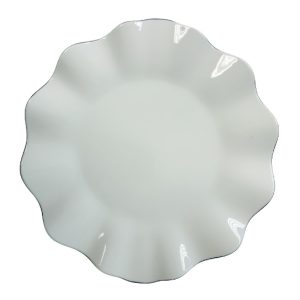 Black Ribbon Charger Plate, Tabletop Rental Sarasota